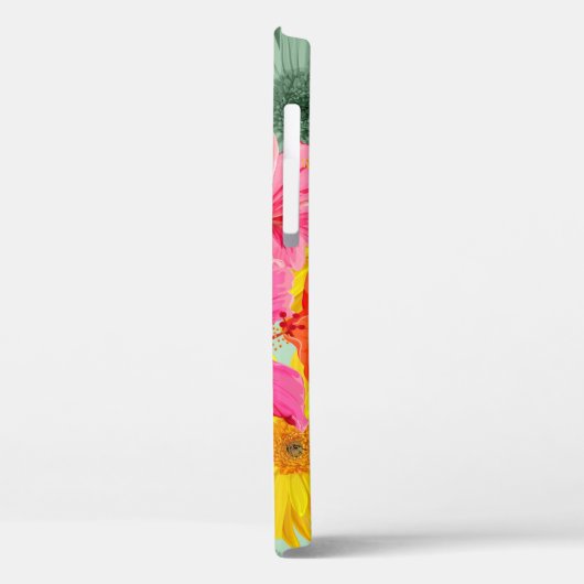 Tropisch naadloze hibiscus Case-Mate iPhone case (Achterkant / Links)