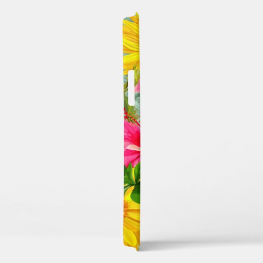 Tropisch naadloze hibiscus Case-Mate iPhone case (Achterkant / Rechts)