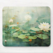 Tropisch Natuur gebladerte landschap Muismat (Voorkant)