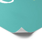 tropisch nautisch OCEAN LIFE | Poster (Hoek)