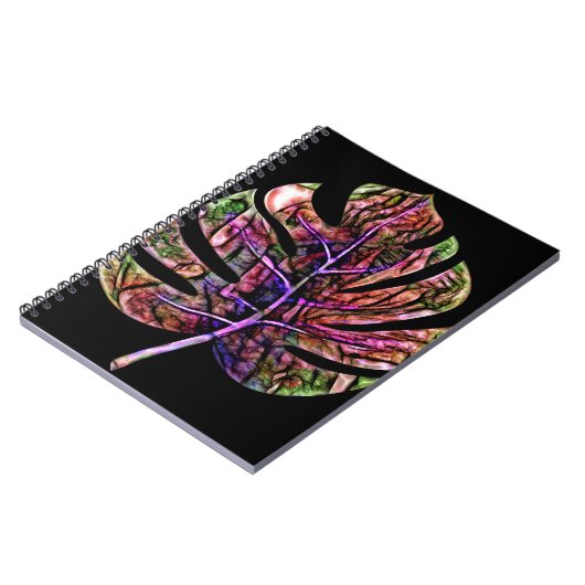 Tropisch Neon Bright Leaf Notitieboek (Linkerzijde)