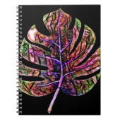 Tropisch Neon Bright Leaf Notitieboek (Voorkant)