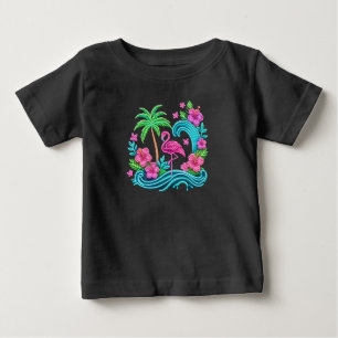 Tropisch Neon Flamingo