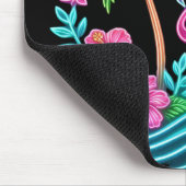 Tropisch Neon Flamingo Muismat (Hoek)