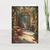 Tropisch nieuwjaar welkom kaart (Voorkant)