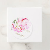 Tropisch oasis roze groen Hawaïaans Vrijgezellenfe Bedankjes Labels (In situ)