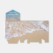 Tropisch oceaanstrand bedankdoosjes (Uitgevouwen)