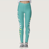 tropisch OCEAN LIFE | Leggings (Voorkant)
