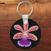 Tropisch Oerstedella Orchid Flower Sleutelhanger (Voorkant)
