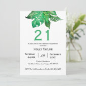 Tropisch Oerwoud 21e uitnodiging op zaterdag (Staand voorkant)