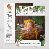 Tropisch Oerwoud | Aankondiging van een tweeledige (Voorkant / Achterkant)