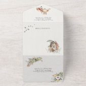 Tropisch Oerwoud All In One Uitnodiging (Buitenkant)