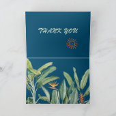 Tropisch Oerwoud bananenboom Strelitzia Dank u wel Kaart (Binnen)