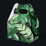 Tropisch Oerwoud Bedankdoosjes<br><div class="desc">Exotische tropische strandbladeren gunst dozen.</div>