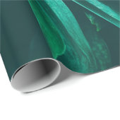 tropisch oerwoud bladerblad, donkergroene blad nat cadeaupapier (Rol Hoek)