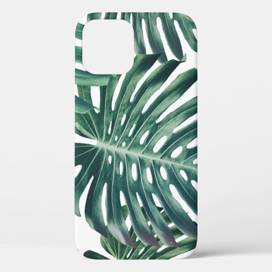 Tropisch Oerwoud bladeren bloemenachtergrond Case-Mate iPhone Case (Achterkant)