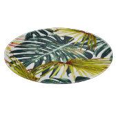 tropisch Oerwoud bladeren patroon Snijplank (Hoek)