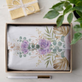 Tropisch Oerwoud Bloemen Wilde Dieren Baby shower Tissuepapier (Geschenk)