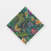 Tropisch Oerwoud Bloempapier Servet (Hoek)