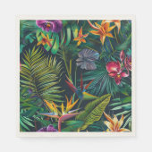 Tropisch Oerwoud Bloempapier Servet (Voorkant)