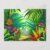 Tropisch oerwoud briefkaart (Voorkant)