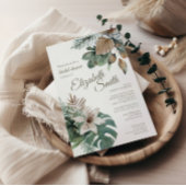 Tropisch Oerwoud Bruidsdouche Uitnodiging