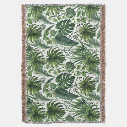 Tropisch Oerwoud Deken (Voorkant Verticaal)
