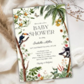 Tropisch Oerwoud Dieren Jongen Baby shower Kaart