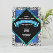 Tropisch oerwoud dierenprint bloemenblad verjaarda kaart (Staand voorkant)