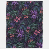 tropisch Oerwoud Fleece Deken (Voorkant)