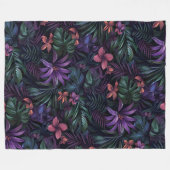 tropisch Oerwoud Fleece Deken (Voorkant (Horizontaal))