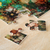  Tropisch Oerwoud Floral Hibiscus Legpuzzel (Zijkant)
