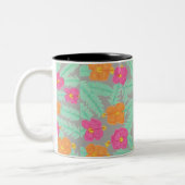 Tropisch Oerwoud Floral Mok (Links)