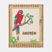 Tropisch Oerwoud - Gepersonaliseerde deken (Voorkant)