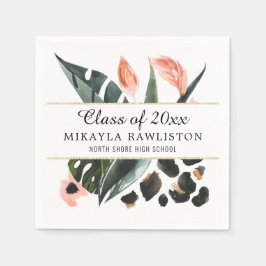 Tropisch Oerwoud groen | Afstudeerfeest Servet