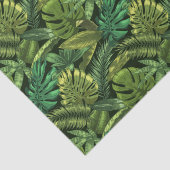 Tropisch Oerwoud Groen Tissuepapier (Detail)