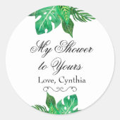 Tropisch Oerwoud gunst Stickers (Voorkant)