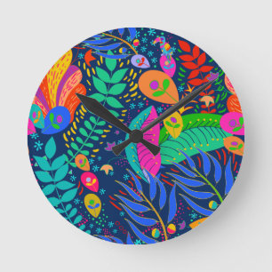Tropisch Oerwoud Hawaiian Ronde Klok