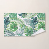 Tropisch Oerwoud laat botanische doekset achter Bad Handdoek (Handdoek)