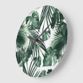 Tropisch Oerwoud laat dromen over #7a #tropical Grote Klok (Hoek)