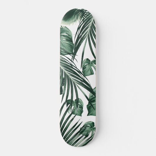 Tropisch Oerwoud laat dromen over #7a #tropical Persoonlijk Skateboard (Voorkant)