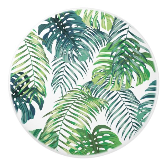 Tropisch Oerwoud laat keramische knobbels vallen Keramische Knop (Voorkant)