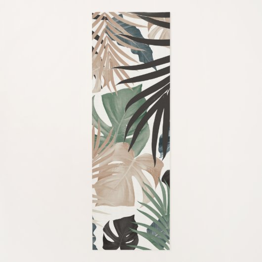 Tropisch Oerwoud laat patroon nr. 13 achter (volle Yogamat (Voorkant)