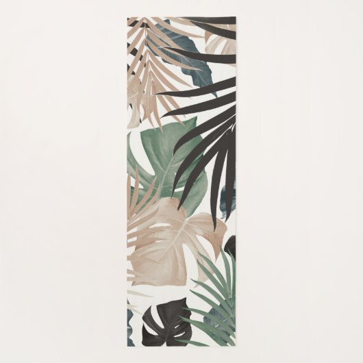 Tropisch Oerwoud laat patroon nr. 13 achter (volle Yogamat (Achterkant)