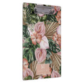 Tropisch Oerwoud laat regenwoudbloemen achter Klembord (Rechts)