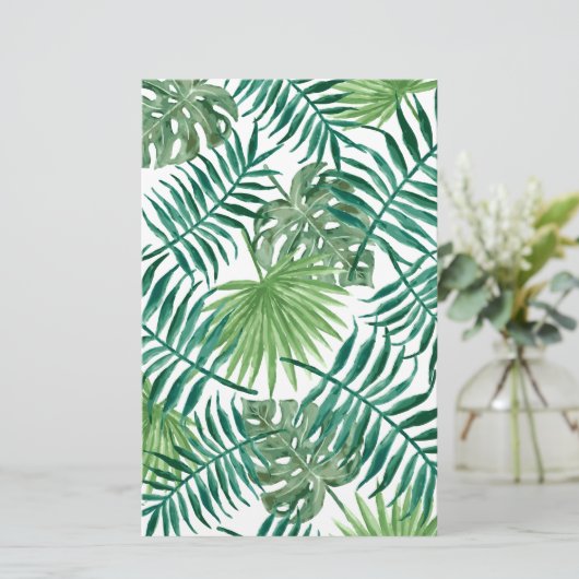 Tropisch Oerwoud lekt Briefpapier (Staand voorkant)