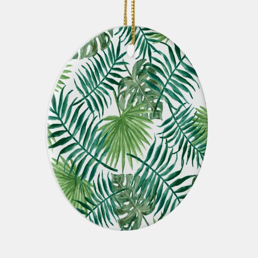 Tropisch Oerwoud lekt Keramisch Ornament (Rechts)