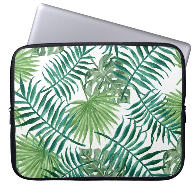 Tropisch Oerwoud lekt Laptop Sleeve (Voorkant)