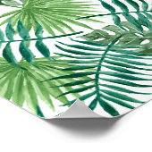 Tropisch Oerwoud lekt Poster (Hoek)