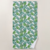 Tropisch Oerwoud lekt Strandlaken (Voorkant)